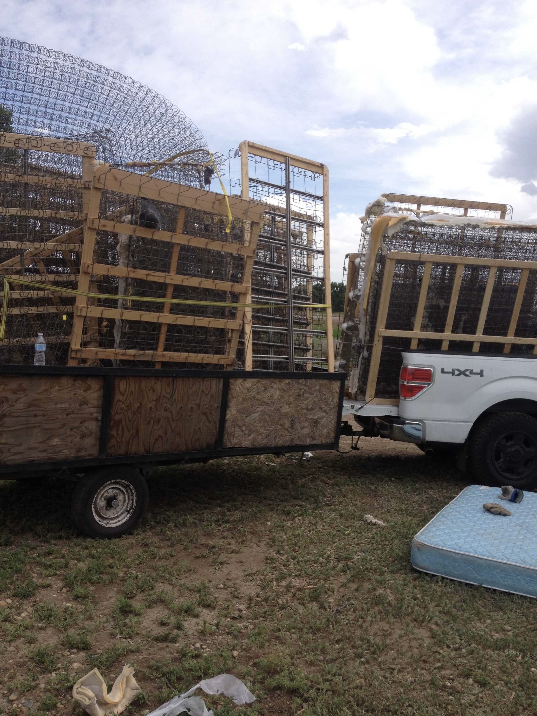 Materials ready for transport