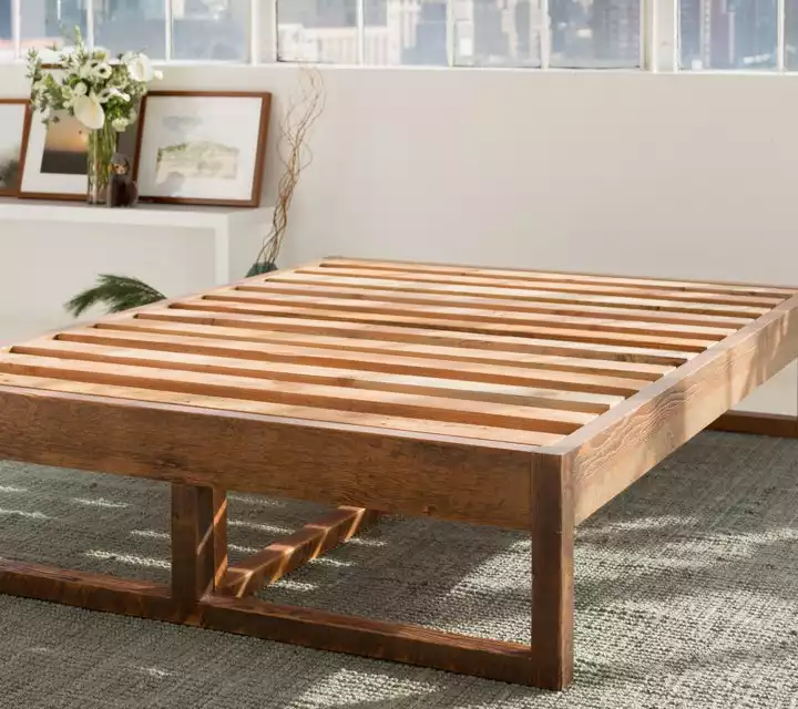 The Eco-Wood Platform Bed