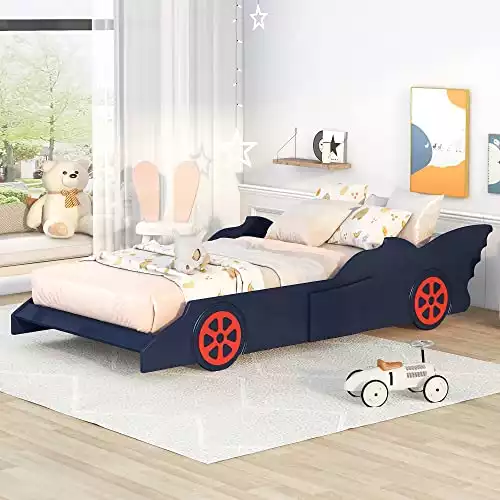 Race Car Bed with Wheels by Bellemave
