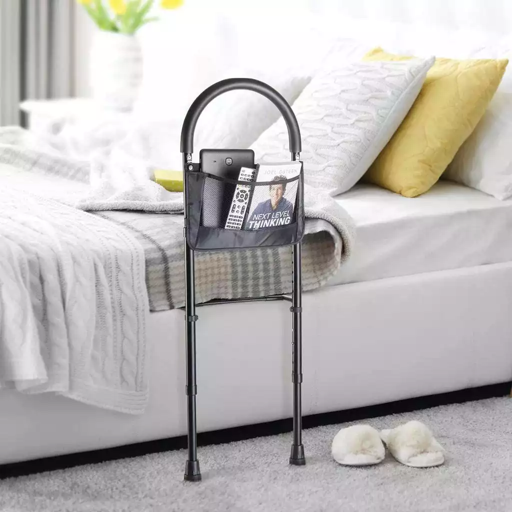 Bed Assist Rail with Adjustable Heights by Medical king