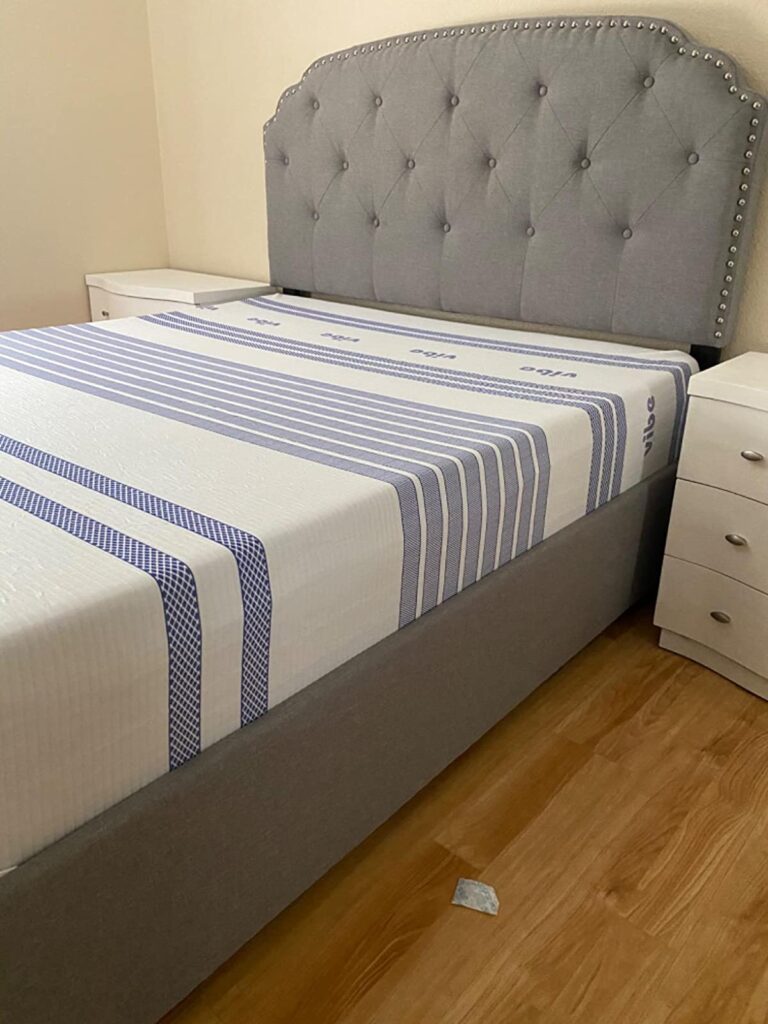 vibe-mattress-on-bed-frame