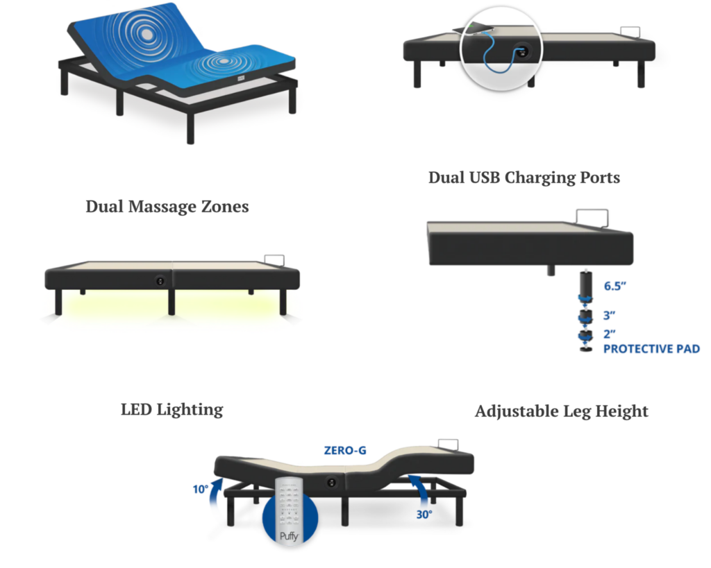 features-of-the-puffy-adjustable-bed